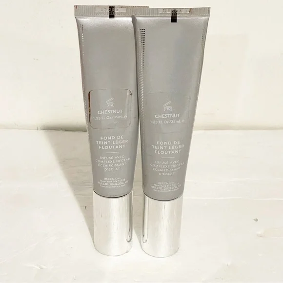 Becca Skin Love Blur Foundation Weightless 1.23FL Shade Chestnut Lot of 2 Makeup - Picture 2 of 3